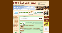 Desktop Screenshot of fataj.hu